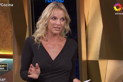 Carina Zampini bailó "La tonta" de Jimena Barón ayer en el reality culinario y sorprendió a todos