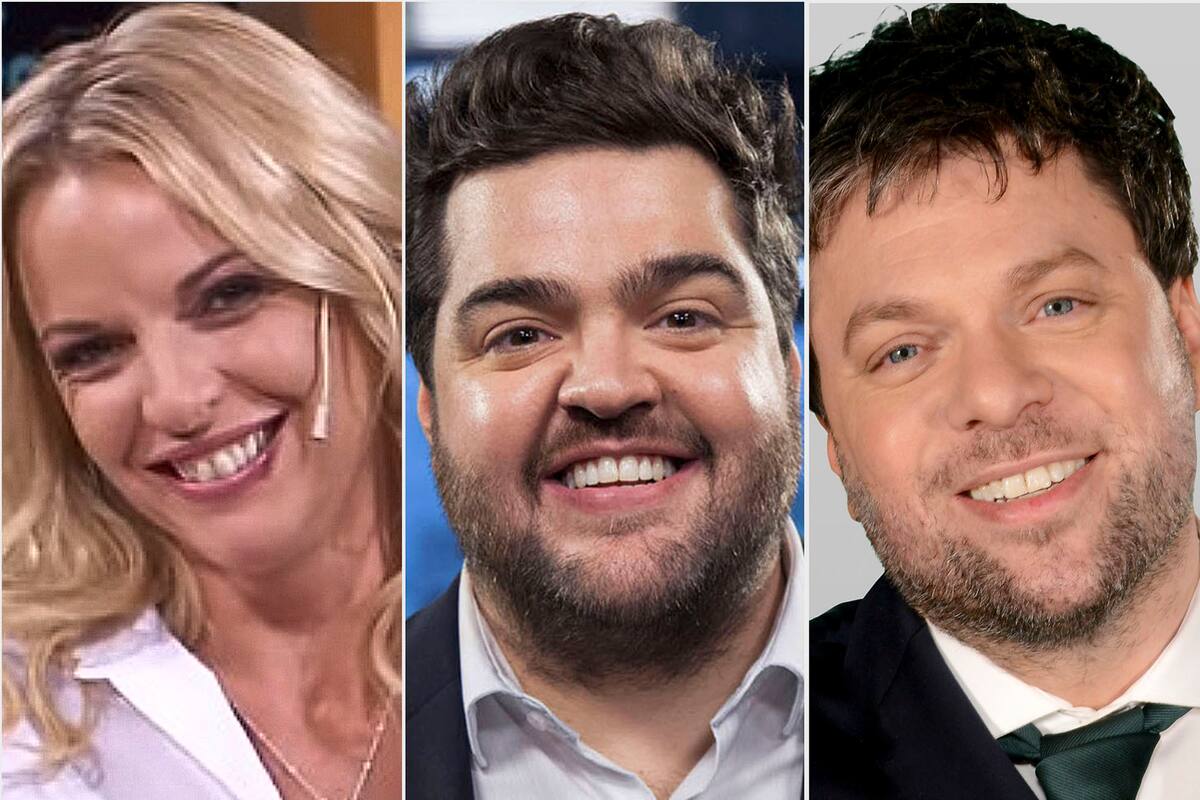 Carina Zampini, Darío Barassi y Guido Kaczka los exitosos conductores de eltrece