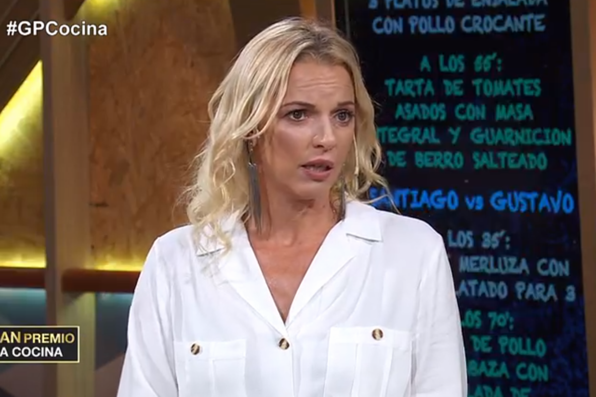 Carina Zampini habló ayer en el reality culinario de los personajes que le tocó hacer a raíz de que Christian Petersen hizo "malo" con un participante