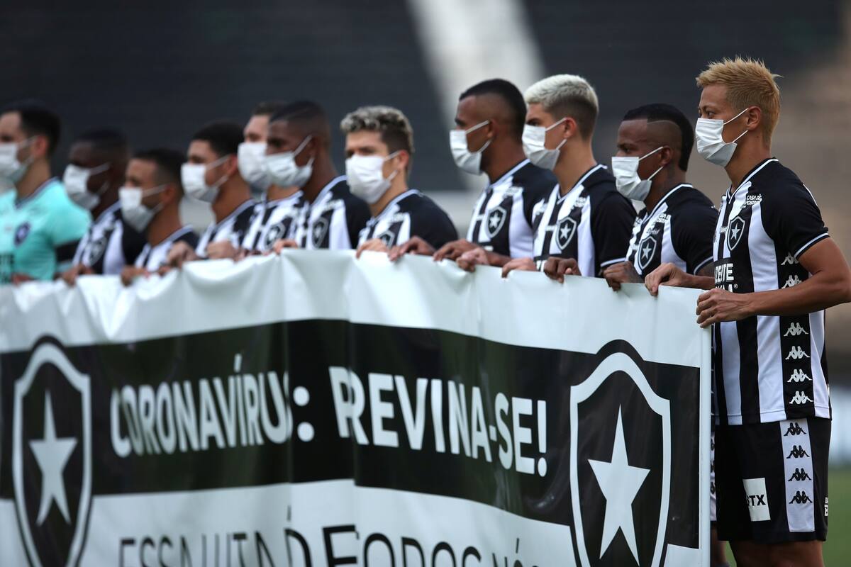 Carioca Championship - Botafogo v Bangu - Nilton Santos Stadium, Rio de Janeiro, Brazil