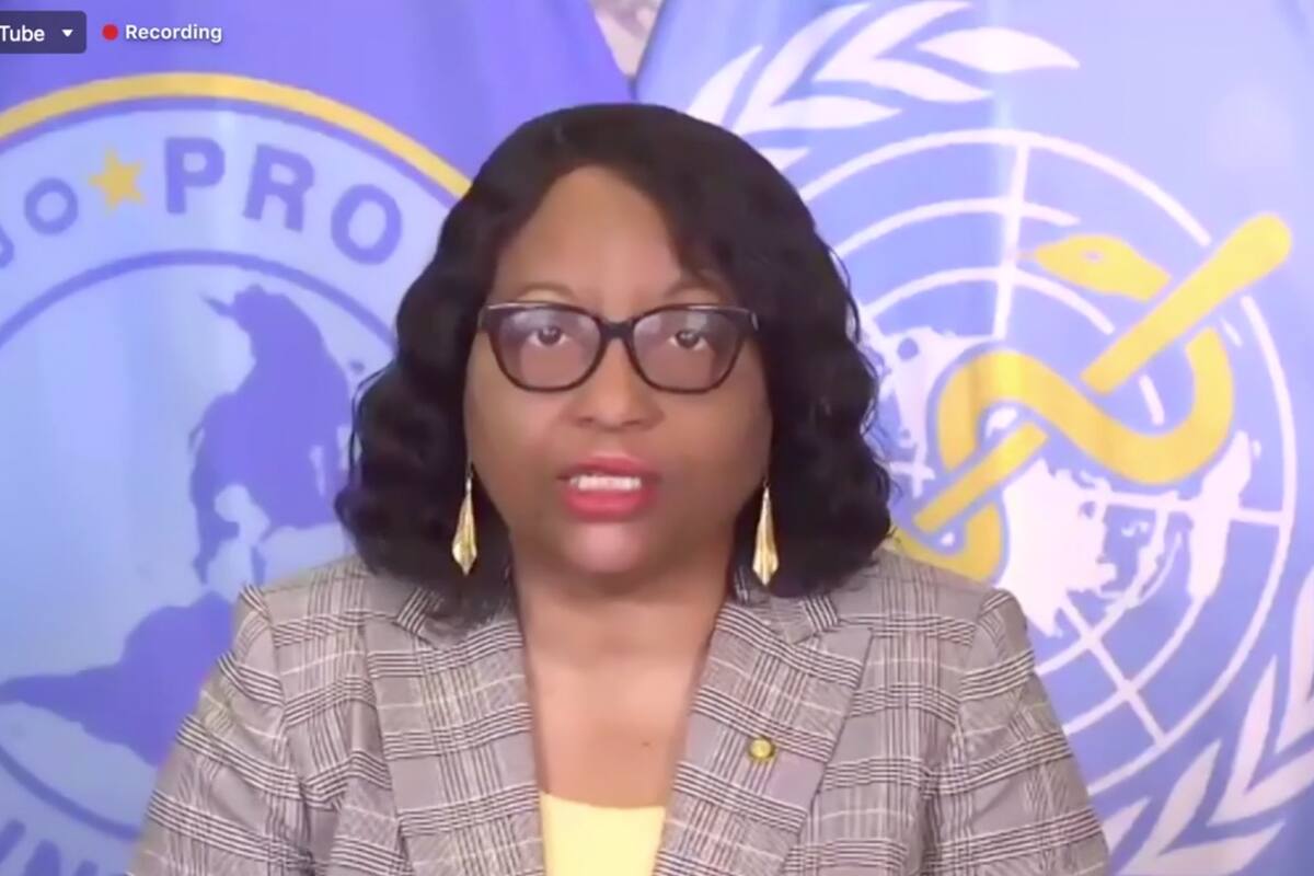 Carissa Etienne, directora de la Organización Panamericana de la Salud (OPS)