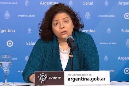 Carla Vizzotti encabezó el informe sobre la situación del coronavirus en el país