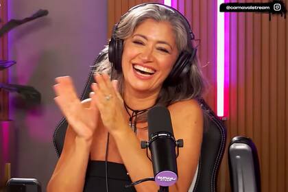 Carla Conte se mostró muy suelta en el ciclo