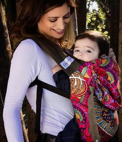 Carla Conte y su adorado pequeño