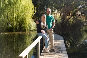 Carla Cuiñas y Andrés Haigh