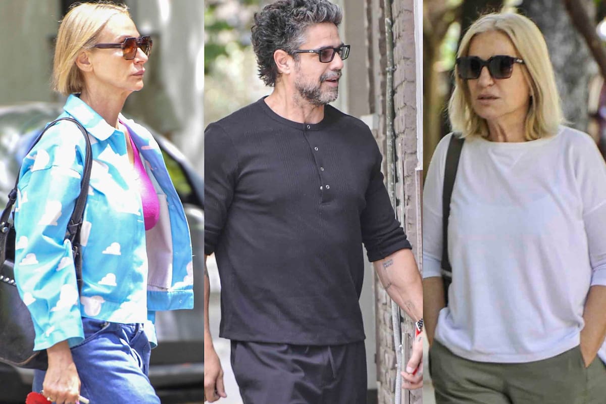 Carla Czudnowsky, Luciano Castro y Mercedes Morán en el último adiós a Mariano Castro