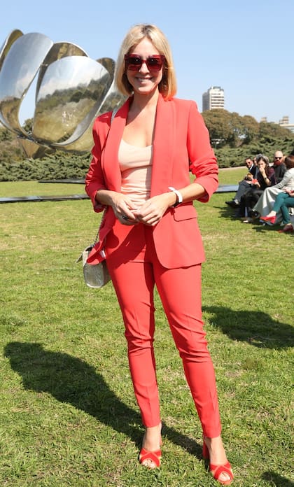 Carla Peterson en el desfile de Fabián Zitta