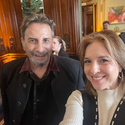 Carla Peterson junto a Eugenio Zanetti