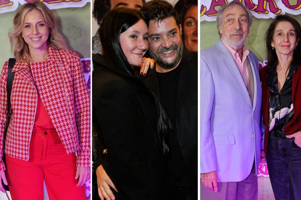 Carla Peterson y Luis Brandoni fueron a ver la función especial de Esperando la carroza, en donde actúa Pablo Rago, entre otros