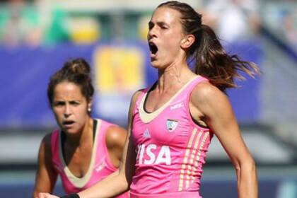 Carla Rebecchi hizo dos goles ante las azzurras