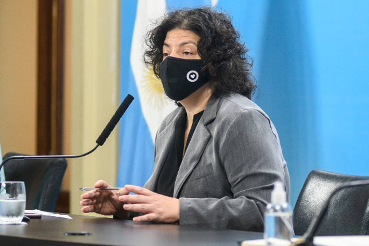 Carla Vizzotti Ministra de Salud de la Nación