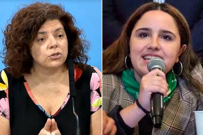 Carla Vizzotti y Ofelia Fernández