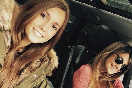 Carla y Antonela en una imagen que subió la empresaria años atrás en sus rede sociales