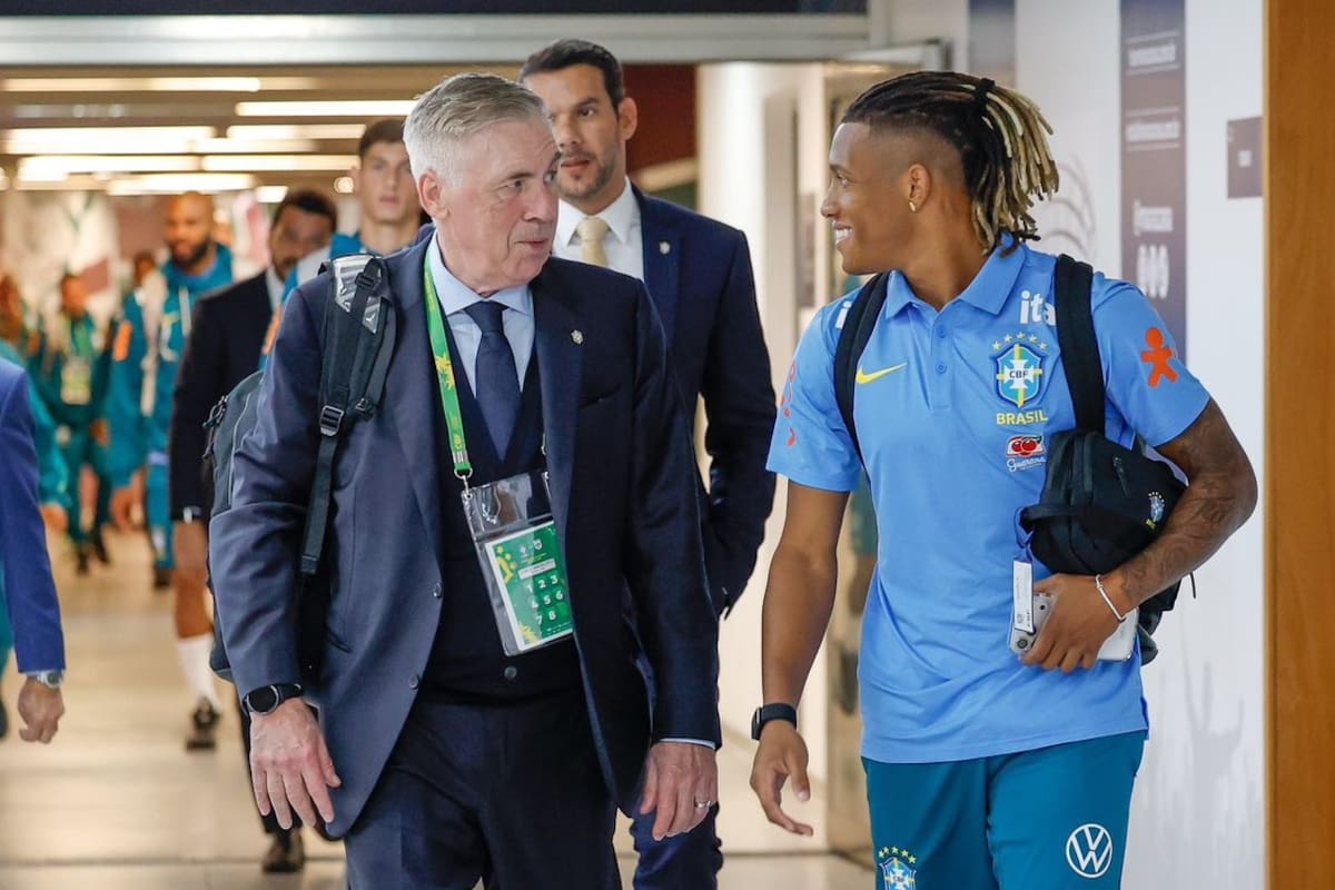 Carleto Ancelotti recuperó la ilusión en la selección de Brasil