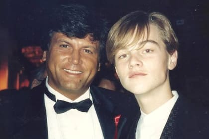 Carlín Calvo junto a Leo DiCaprio en la ceremonia de los Golden Globes de 1994