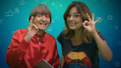 Carlitos Balá debutó ayer en la pantalla de TN