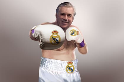 Carlo Ancelotti, director técnico del Real Madrid, finalista de la Champions