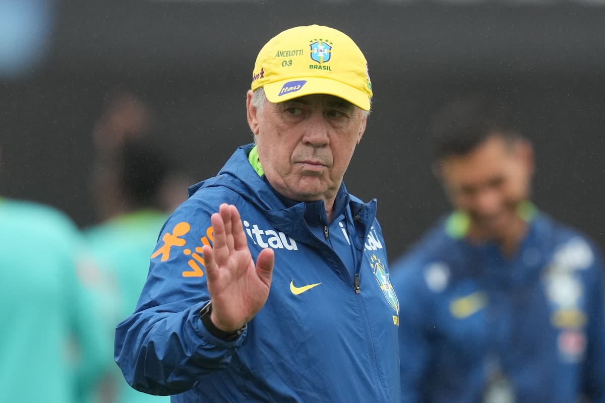 Carlo Ancelotti es optimista en Brasil para este Mundial y por eso además renovó su contrato hasta el 2030