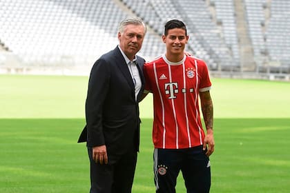 Carlo Ancelotti-James Rodríguez: el DT lo pidió también para Bayern Munich, aunque no "convivieron demasiado"