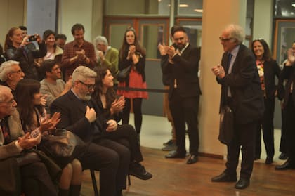 Carlo Ginzburg, ovacionado en la Facultad de Filosofía y Letras de la UBA