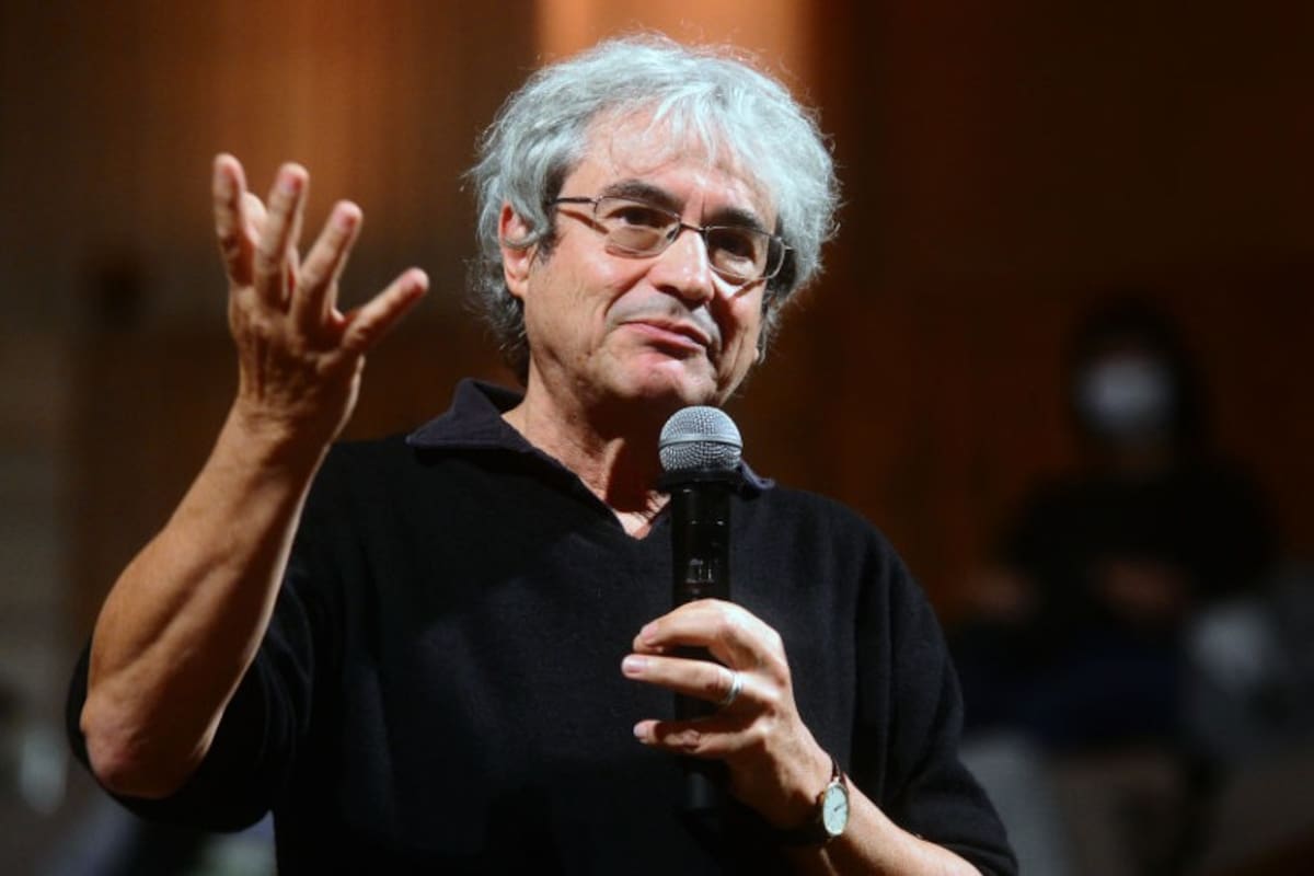 Carlo Rovelli en octubre de 2020 durante la presentación de su libro Helgoland en la Universidad de Bolonia