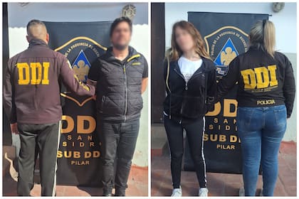 Carlos Alberto González y su pareja, Cynthia Chamoles