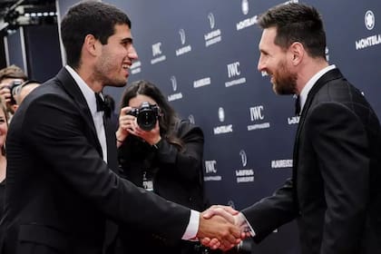 Carlos Alcaraz cumplió su sueño de conocer a Lionel Messi