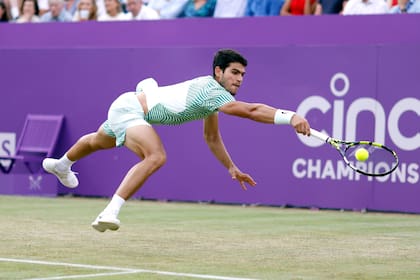 Carlos Alcaraz, elasticidad pura, como... Djokovic