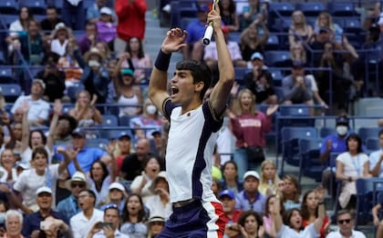 Carlos Alcaraz, la nueva joya del tenis de España.