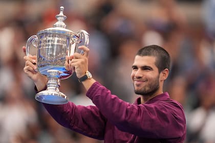 Carlos Alcaraz se consolidó como una de las grandes figuras del tenis mundial (AP Foto/Seth Wenig)