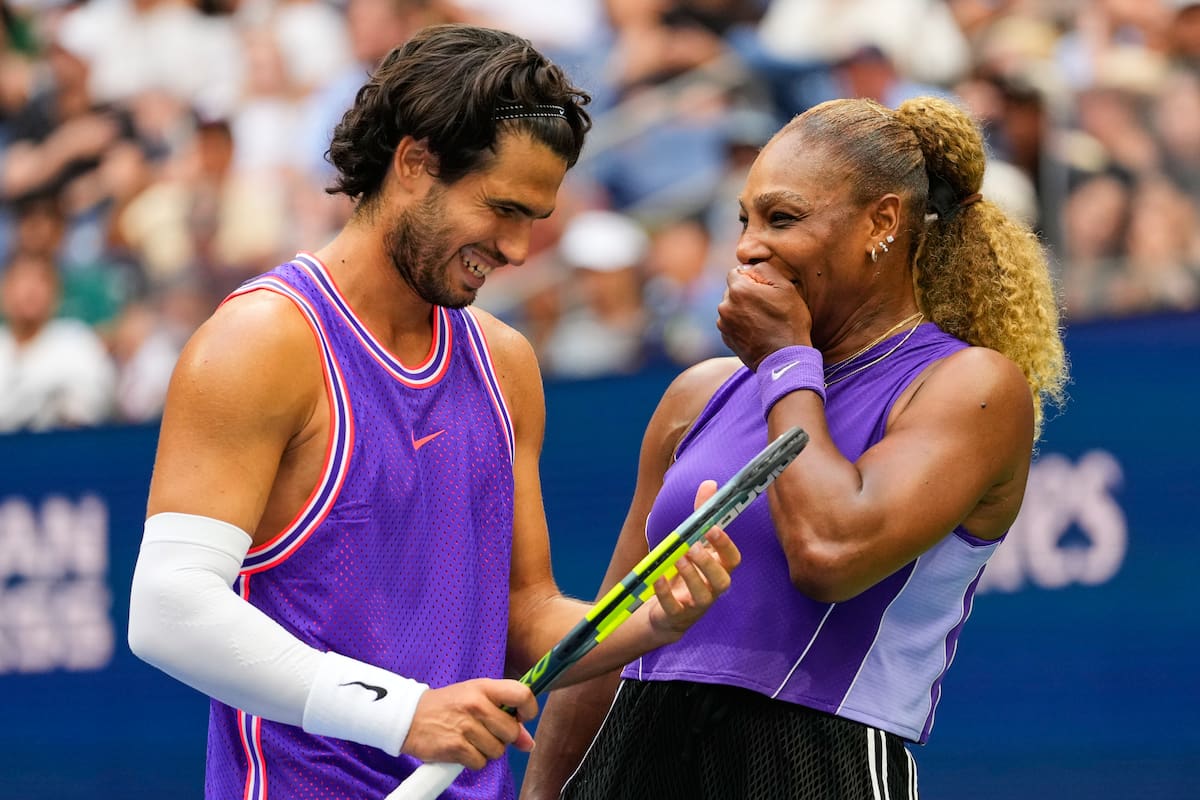 Carlos Alcaraz y Serena Williams, "la pareja más esperada del torneo", anunciaron los organizadores. Y fueron un suceso