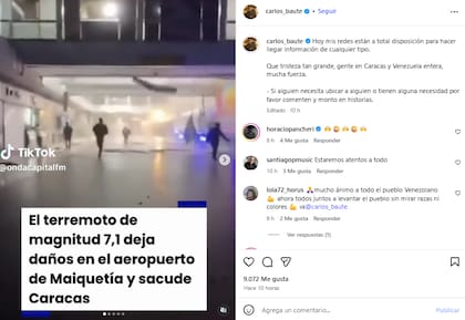 Carlos Baute puso a disposición sus redes sociales para compartir información (Foto: Instagram @carlos_baute)