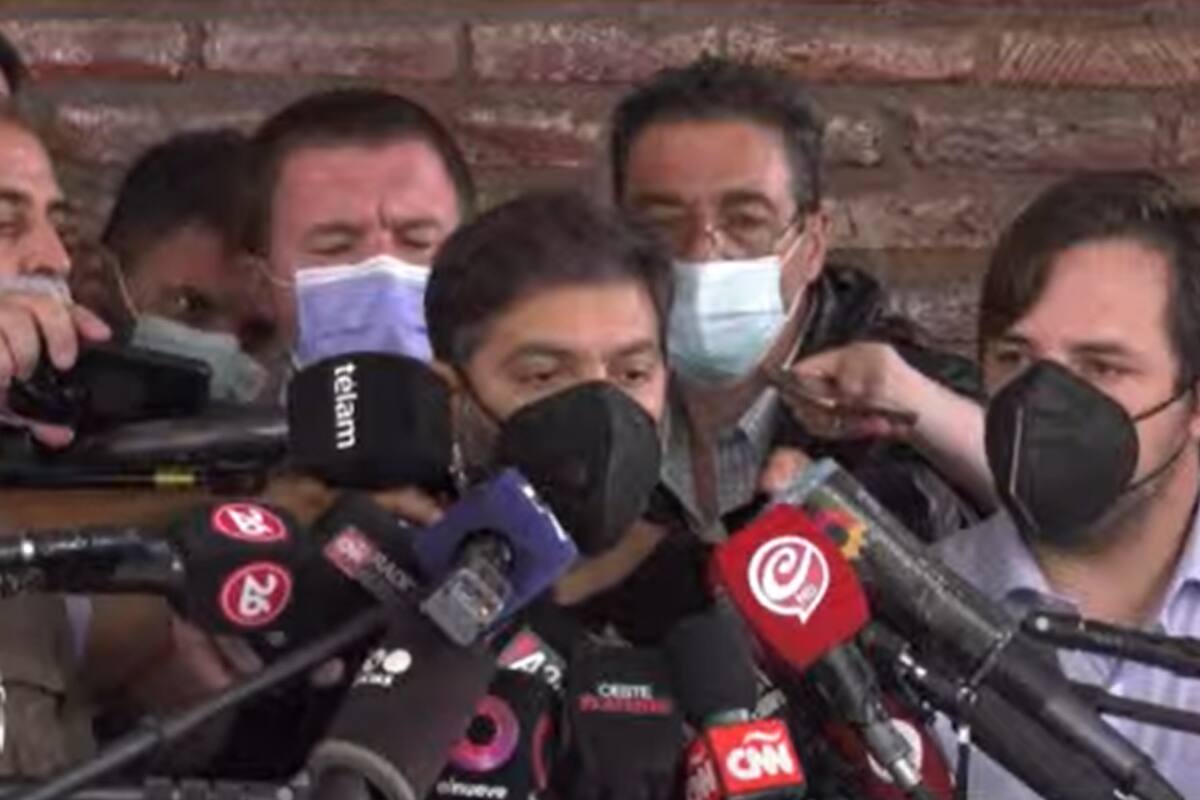 Carlos Bianco brindó una conferencia de prensa con Nicolás Kreplak y Sergio Berni