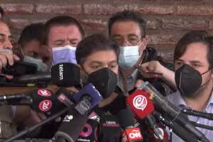 Carlos Bianco brindó una conferencia de prensa con Nicolás Kreplak y Sergio Berni