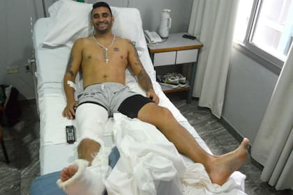Carlos Bueno, antes de la operación