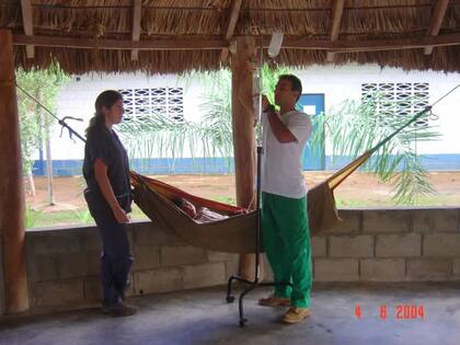 Carlos Chaccour hizo su año rural en el ambulatorio de la Fundación Maniapure, en la Amazonía venezolana
