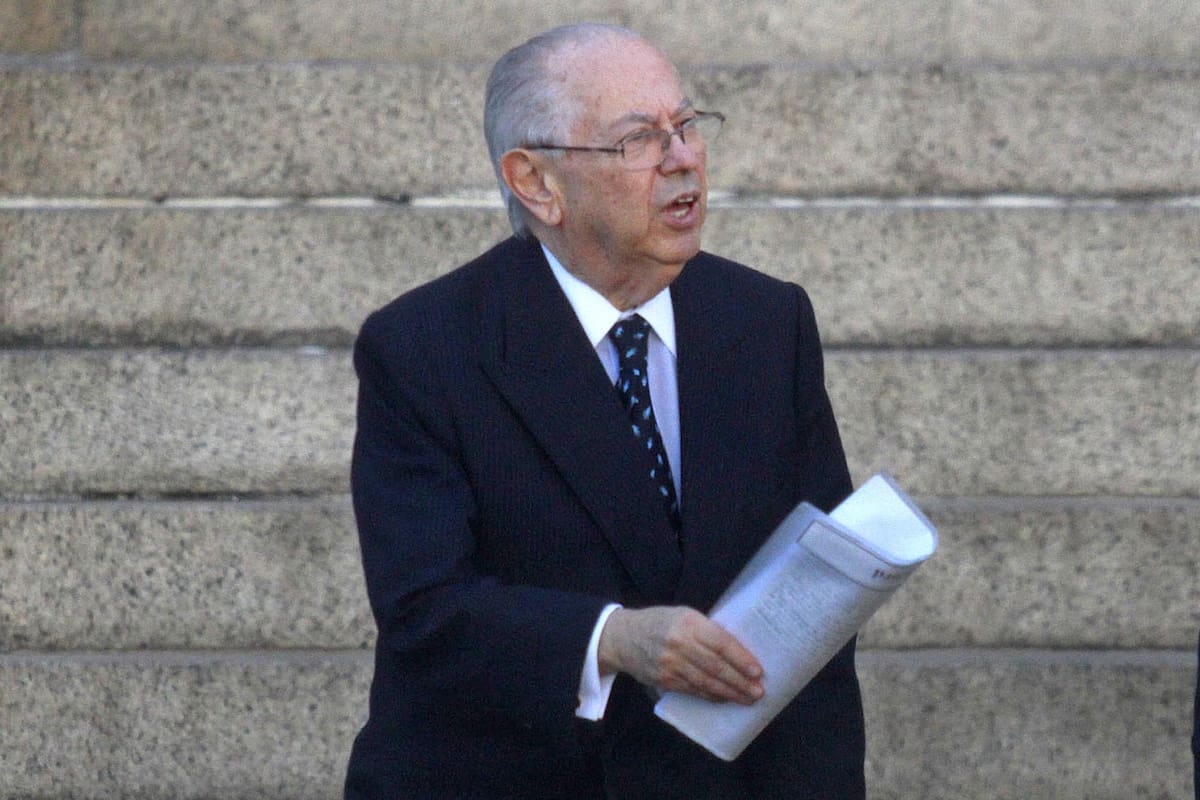Carlos Corach, ex ministro del interior durante la presidencia de Carlos Menem