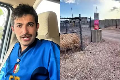 Carlos Cruz decidió viajar a los Estados Unidos para visitar el Área 51 y documentó su experiencia (Foto: Captura Youtube@Carloscruzrzz)