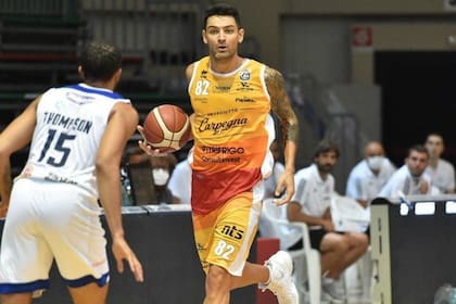 Carlos Delfino, en Pesaro