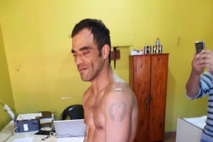 Carlos Eduardo Reinicke, tras su detención en El Soberbio, Misiones, por el asalto comando a la cárcel de Oberá