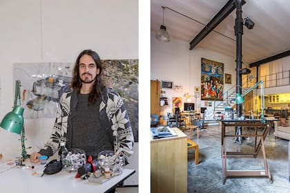 Durante años, el amplio espacio fue también taller y punto de encuentro para sus clínicas de arte. Después pasó a ser sólo su casa, pero conservando la esencia: mucho espacio y ninguna división.