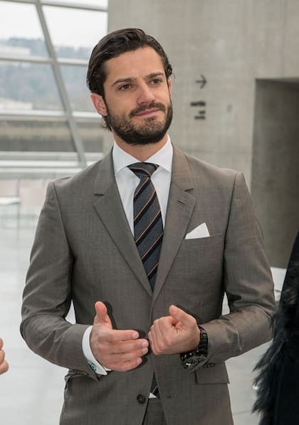 Carlos Felipe asistió el pasado viernes en Copenhague a la inauguración de una exposición del artista sueco Carl Larsson.