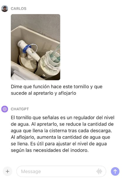 Carlos Fenollosa subió a su cuenta de X la captura de la consulta que le hizo al ChatGPT