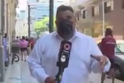 Carlos Ferrara se desmayó por el calor en la Ciudad