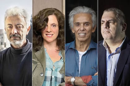 Carlos Gamerro, Magdalena Cámpora, Jairo y Martín Hadis