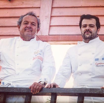 Carlos "Gato" Dumas y Guillermo Calabrese, una gran dupla gastronómica