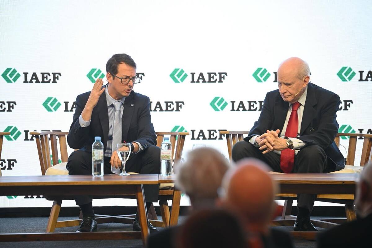 Carlos Guberman, secretario de Hacienda de la Nación, dialogó con Alfredo Gutierrez Girault, economista jefe del IAEF