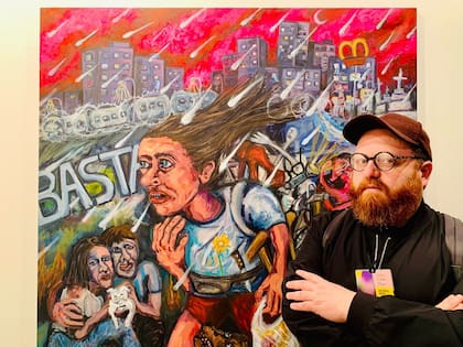 Carlos Herrera con "La huida" (2024), de Porkeria Mala, en NN