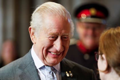 Carlos III durante una ceremonia en la Catedral de Lichfield (Archivo)