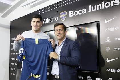 Carlos Lampe ya se presenta en Boca